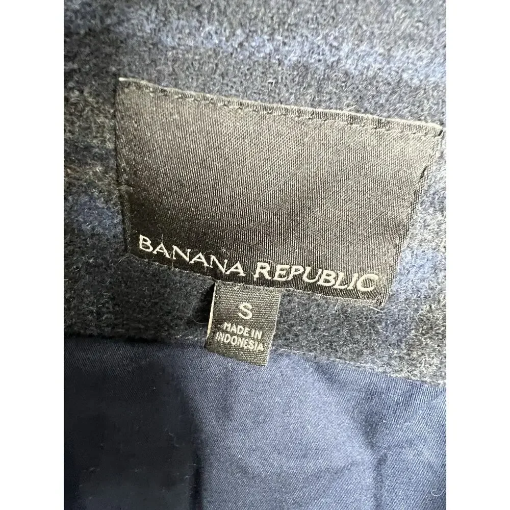 Banana Republic Navy Blue Green Blazer Jacket Women’s Size Small